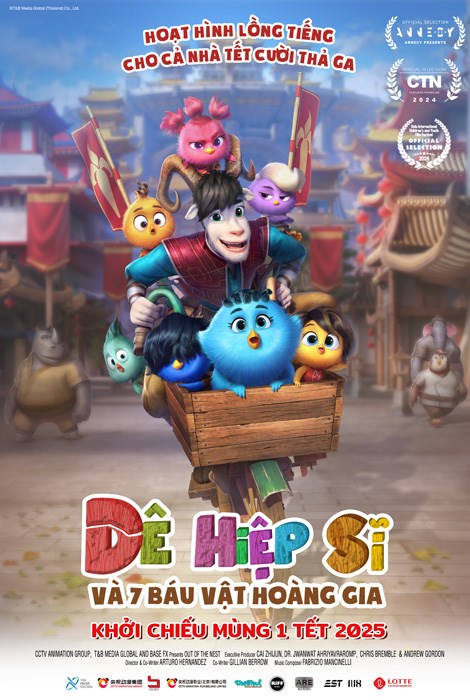 OUT OF THE NEST: DÊ HIỆP SĨ VÀ 7 BÁU VẬT HOÀNG GIA